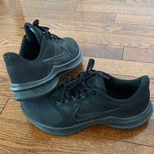 Nike Downshifter, all black, size 8
